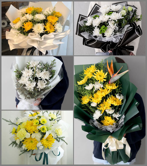 广东梅州市梅江区长沙镇澄滩村白事花束代送